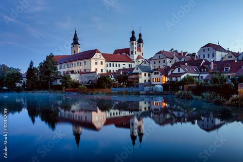Early Morning Reflections Telc Castle