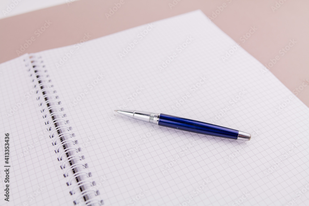 beautiful pen on a4 notebook for study or work beautiful pen on a4 notebook for study or work