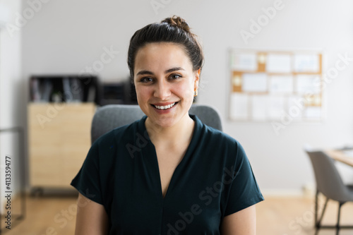 Happy Smiling Professional Employee Portrait