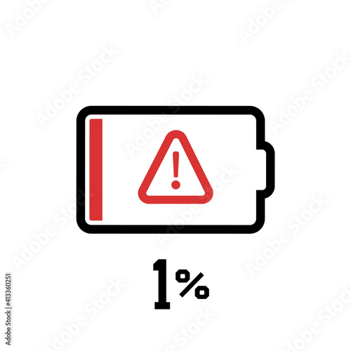 Low battery symbol