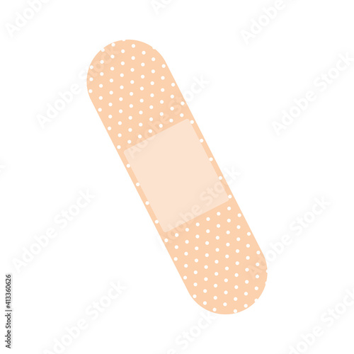 band aid of beige color