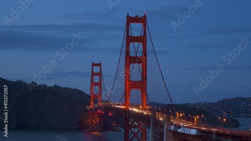 San Francisco Golden Gate Bridge at night