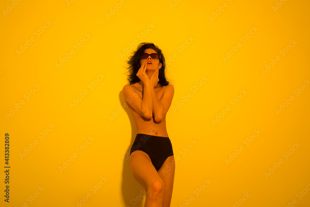 Fashion studio photo of beautiful woman. Sensual. Sexy photo. Sexy woman. Fashion studio photo of beautiful woman. Sensual. Sexy photo. Sexy woman.