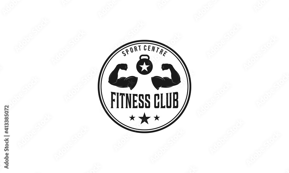 logo for fitness in white background logo for fitness in white background
