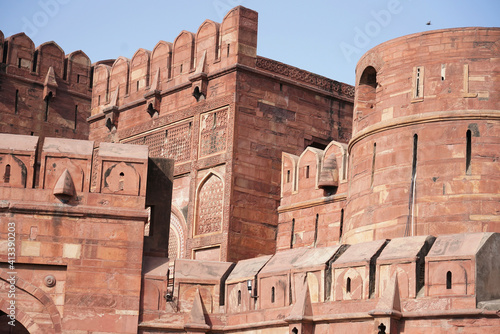 Obraz na plátně India, Uttar Pradesh, Agra, Agra Fort (Red Fort)