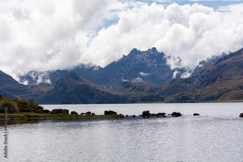 Incredible landscapes, beautiful Ecuadorian mountains 