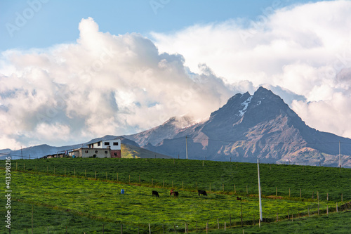 Incredible landscapes, beautiful Ecuadorian mountains 