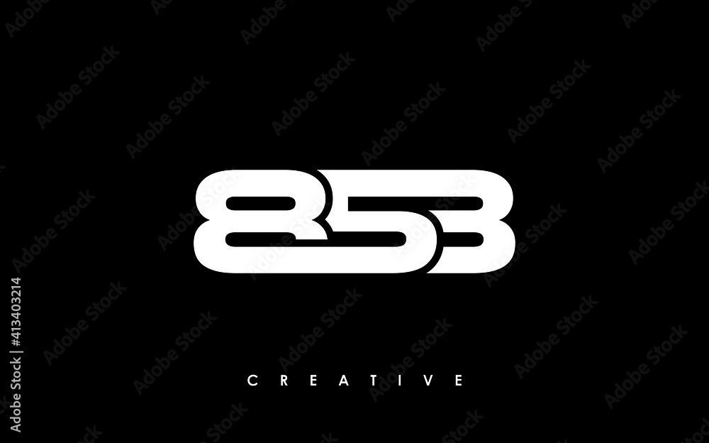 853 Letter Initial Logo Design Template Vector Illustration 853 Letter Initial Logo Design Template Vector Illustration