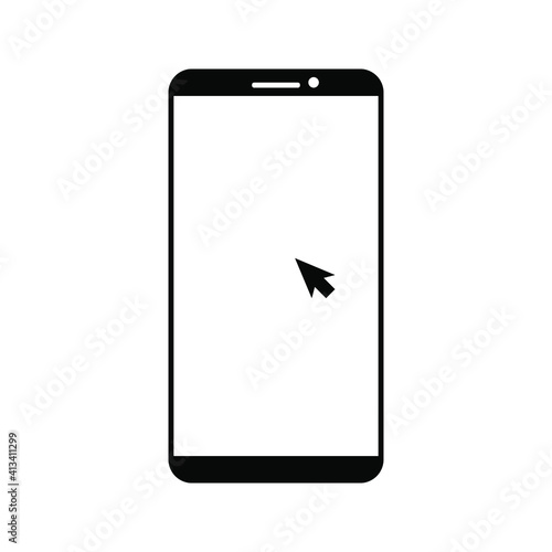 Mobile phone with blank screen