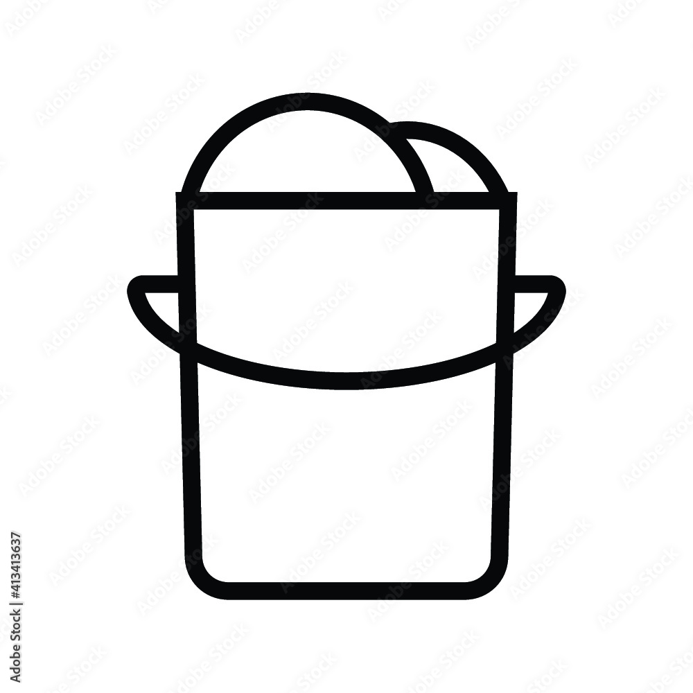bucket icon bucket icon
