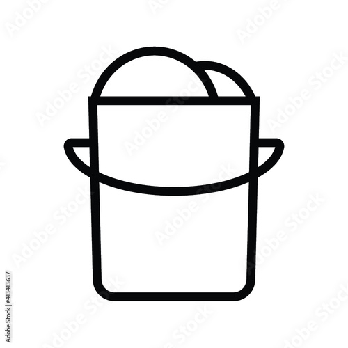 bucket icon