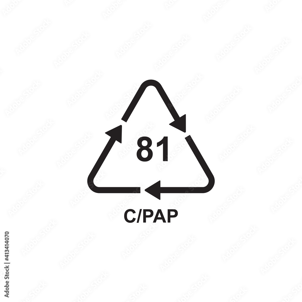 C-PAP mark icon symbol sign vector C-PAP mark icon symbol sign vector