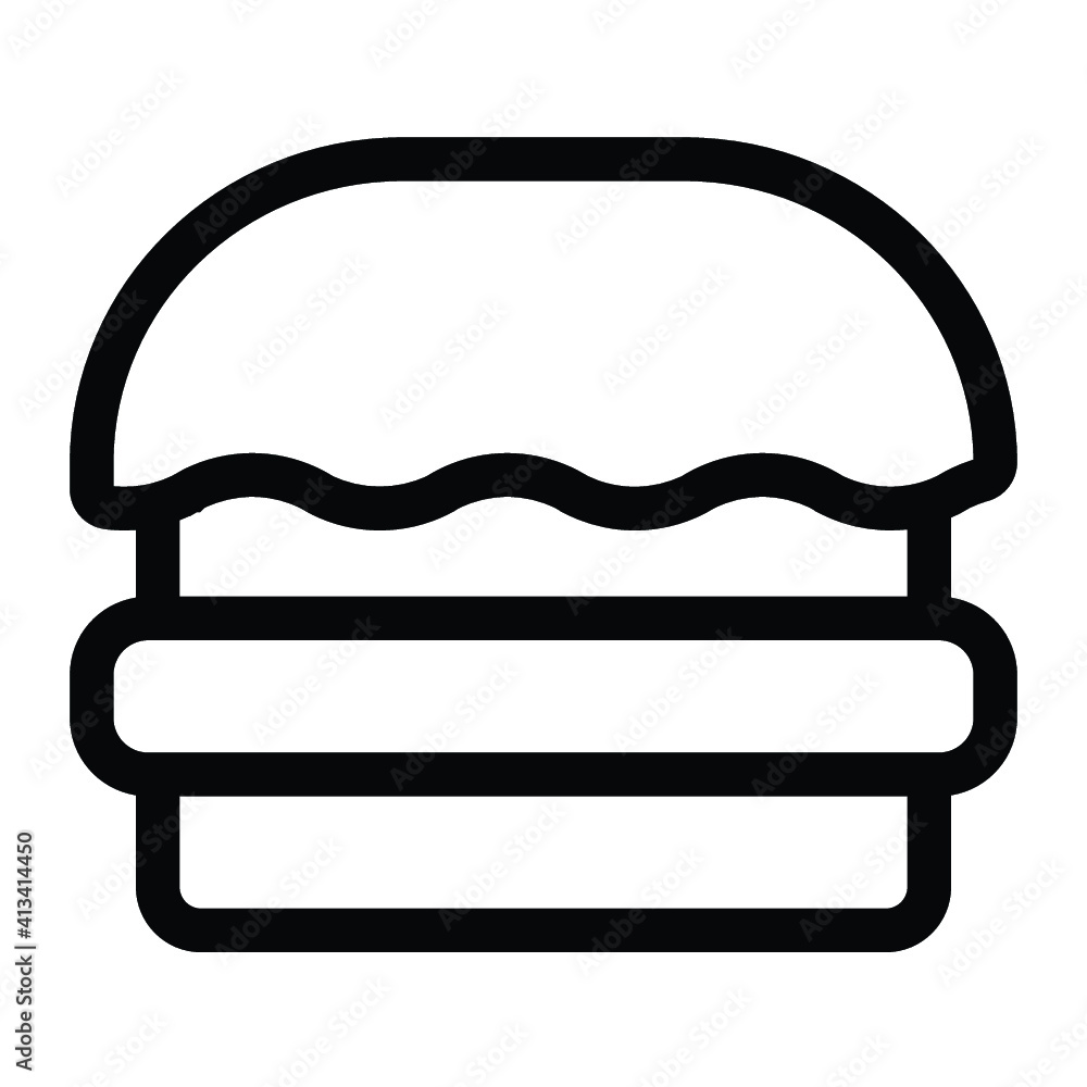 burger icon vector burger icon vector