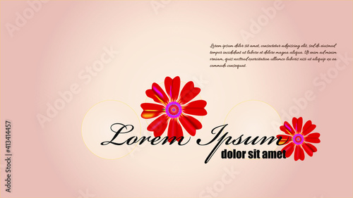 pastels  abstract background with pastel color  plants and flower and space for text, vector