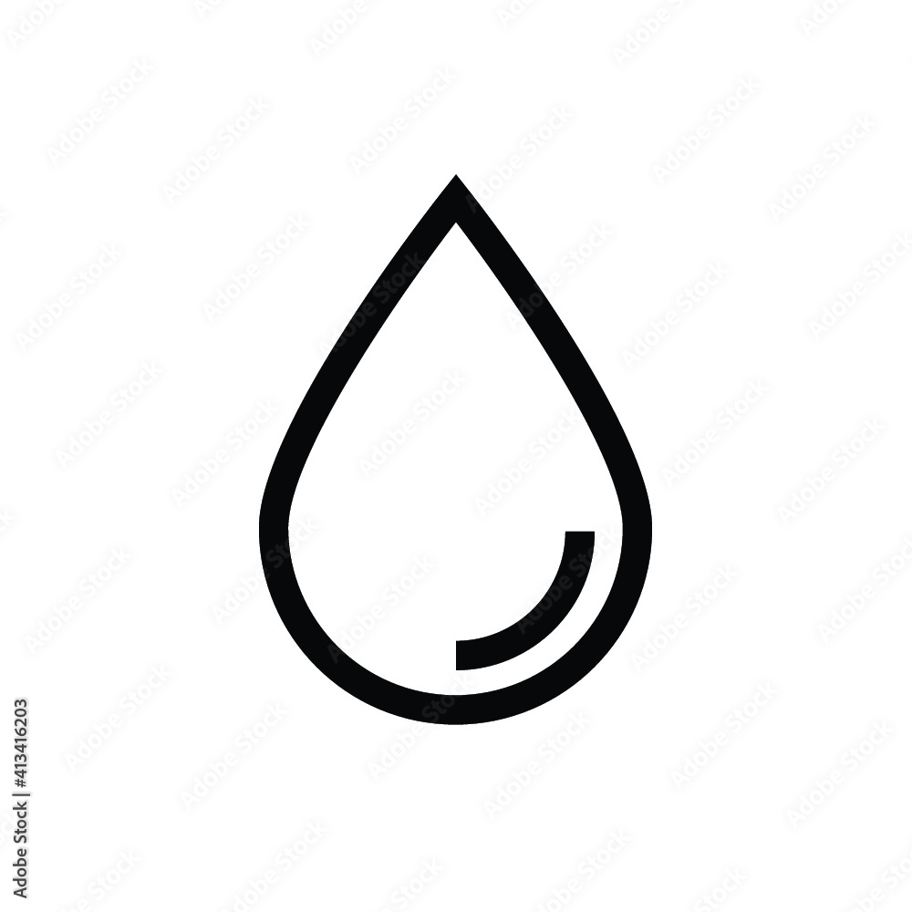 water drop icon vector water drop icon vector