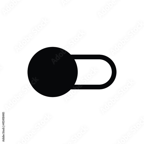 radio button off icon vector