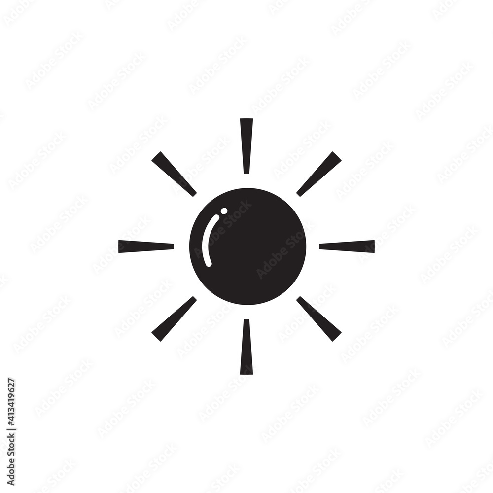 sun icon symbol sign vector sun icon symbol sign vector