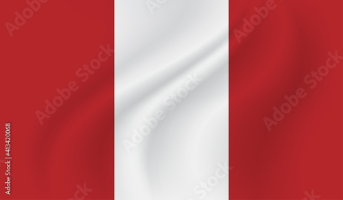 Free Download Grunge Peru flag. Peru flag with waving grunge texture. - GFXLoad