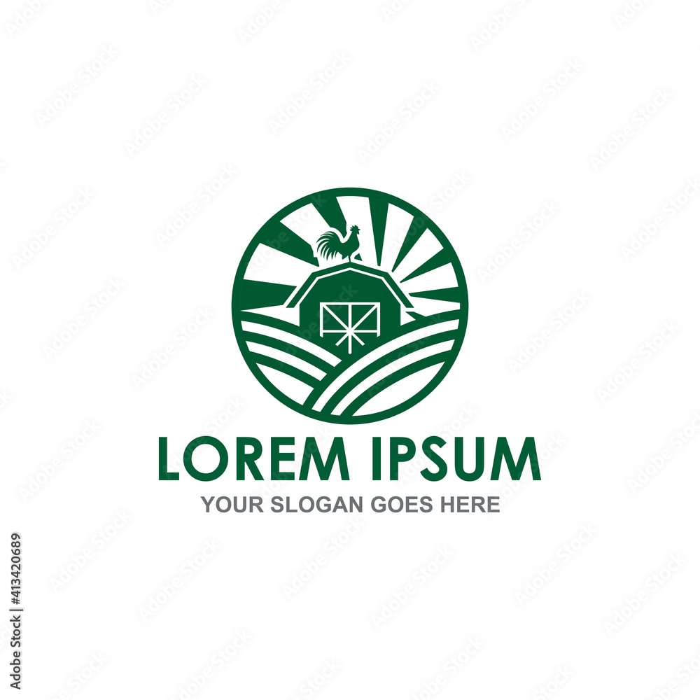 nature farm vector , farm house logo nature farm vector , farm house logo