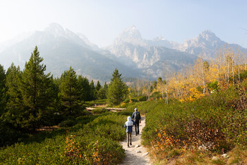 family in grand teton