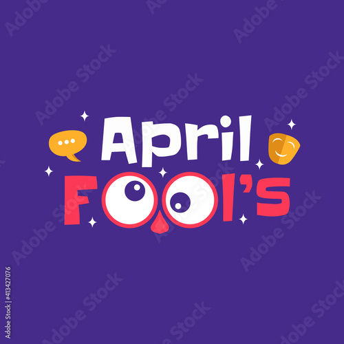 Hand draw illustration of april fools day