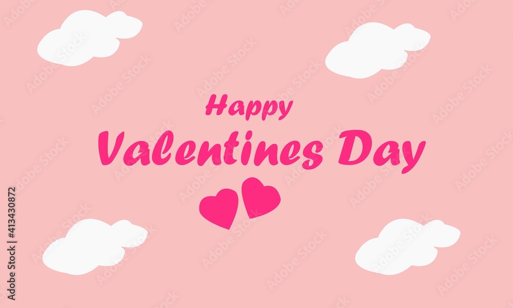 background with heart image for valentines day