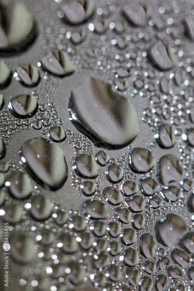 Water drops macro background modern high quality prints