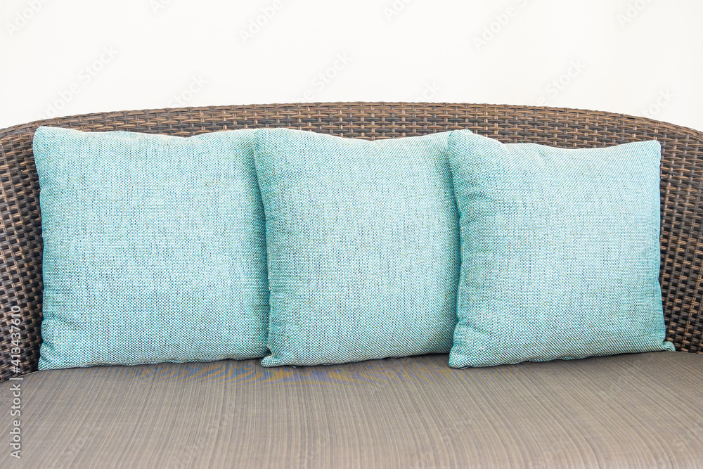 Obraz premium Pillow on sofa decoration interior of living room area