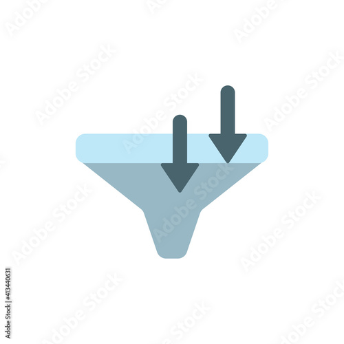 funnel icon design vector template