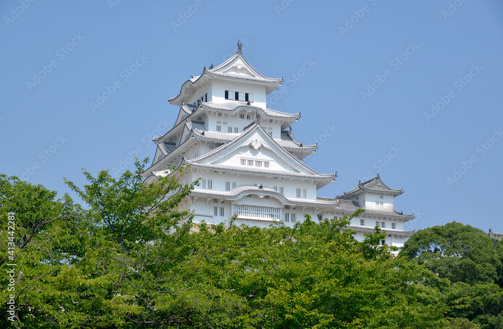 Fototapeta premium 姫路城 天守閣 兵庫県姫路市