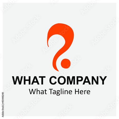 orange & black professional art business logo