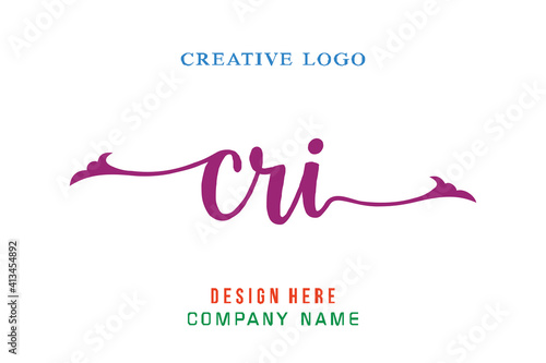 CRI lettering logo is simple, easy to understand and authoritative