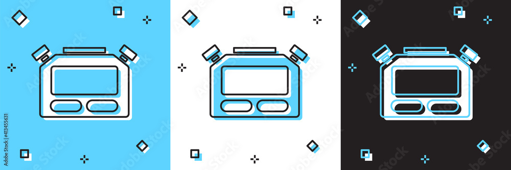 Set Stopwatch icon isolated on blue and white, black background. Time timer sign. Chronometer sign. Vector. Set Stopwatch icon isolated on blue and white, black background. Time timer sign. Chronometer sign. Vector.