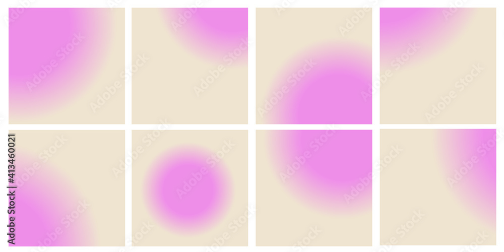 Set of vector gentle pastel simple trendy gradients. 2021 collection of modern colors. A palette for decor and design. Isolated palette. Colored stretch. Pink, beige. Templates, blanks, background.