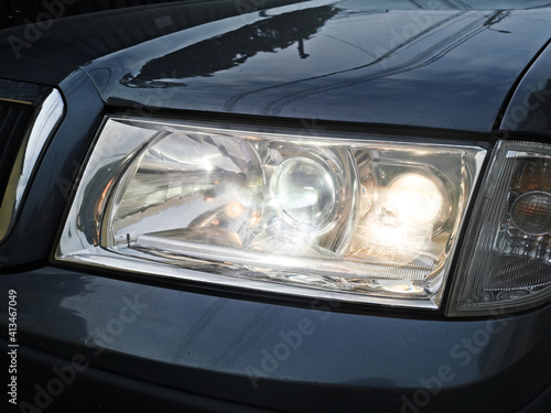 headlight of a car © Mihai