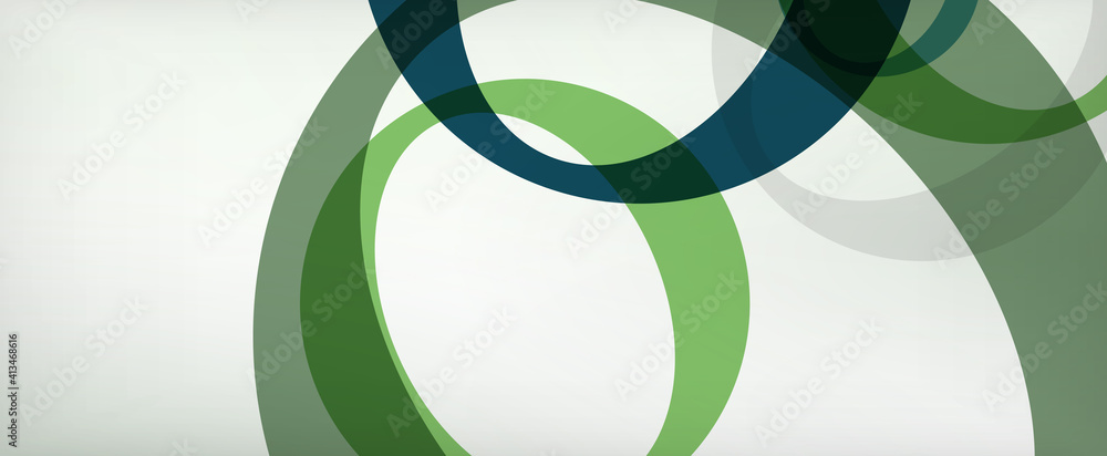 Ring geometric shapes, o letter repetition wallpaper. Abstract background for business or technology presentations, internet posters or web brochure covers Ring geometric shapes, o letter repetition wallpaper. Abstract background for business or technology presentations, internet posters or web brochure covers