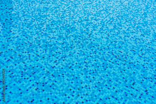 Pool bottom underwater as background