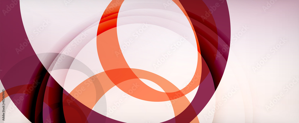 Ring geometric shapes, o letter repetition wallpaper. Abstract background for business or technology presentations, internet posters or web brochure covers Ring geometric shapes, o letter repetition wallpaper. Abstract background for business or technology presentations, internet posters or web brochure covers