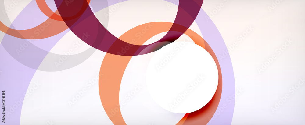 Ring geometric shapes, o letter repetition wallpaper. Abstract background for business or technology presentations, internet posters or web brochure covers Ring geometric shapes, o letter repetition wallpaper. Abstract background for business or technology presentations, internet posters or web brochure covers