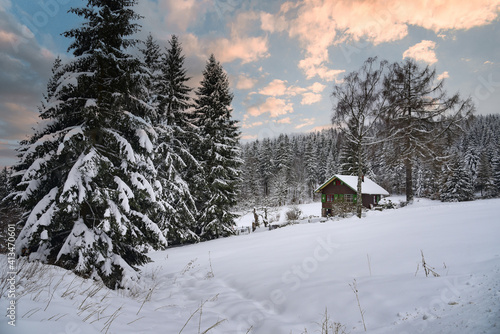 Winterlandschaft Thüringer Wald am Ruppberg © Henry Czauderna