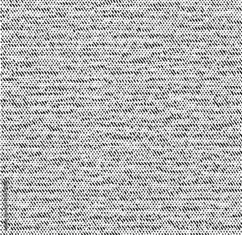Grainy messy overlay of empty, aging, scratched wall. Lines, dots and spots structural texture. Cool and artsy faux leather background. Abstract vector illustration. Black isolated on white. EPS10