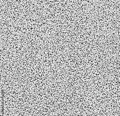 Grainy messy overlay of empty, aging, scratched wall. Lines, dots and spots structural texture. Cool and artsy faux leather background. Abstract vector illustration. Black isolated on white. EPS10