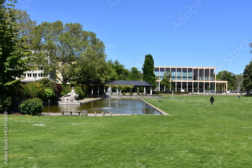 Obraz na płótnie Conference Center, GTM, Wiesbaden, Germany w salonie