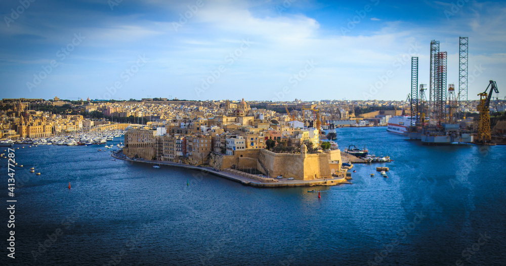 Valletta City in Malta