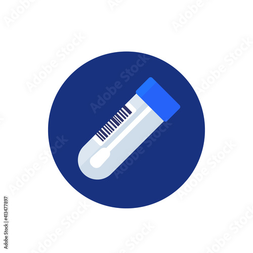 swab test, PCR testing procedure icon