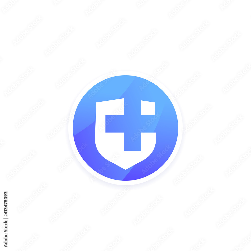 medical app logo icon, vector design medical app logo icon, vector design