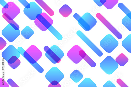 Futuristic cover design for notebook paper, copybook brochures, book, magazine, print. Geometric abstract background with gradient multicolor elements. Colored pattern.
