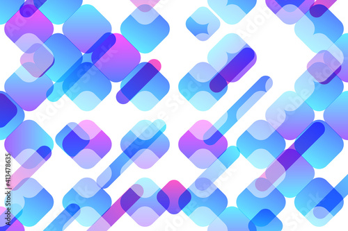 Futuristic cover design for notebook paper, copybook brochures, book, magazine, print. Geometric abstract background with gradient multicolor elements. Colored pattern.