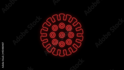 Foto SARS-CoV-2 coronavirus, the virus which causes COVID-19