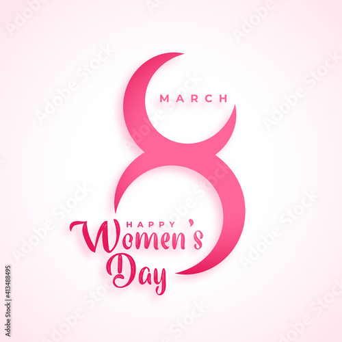 creative march 8th womens day celebration background